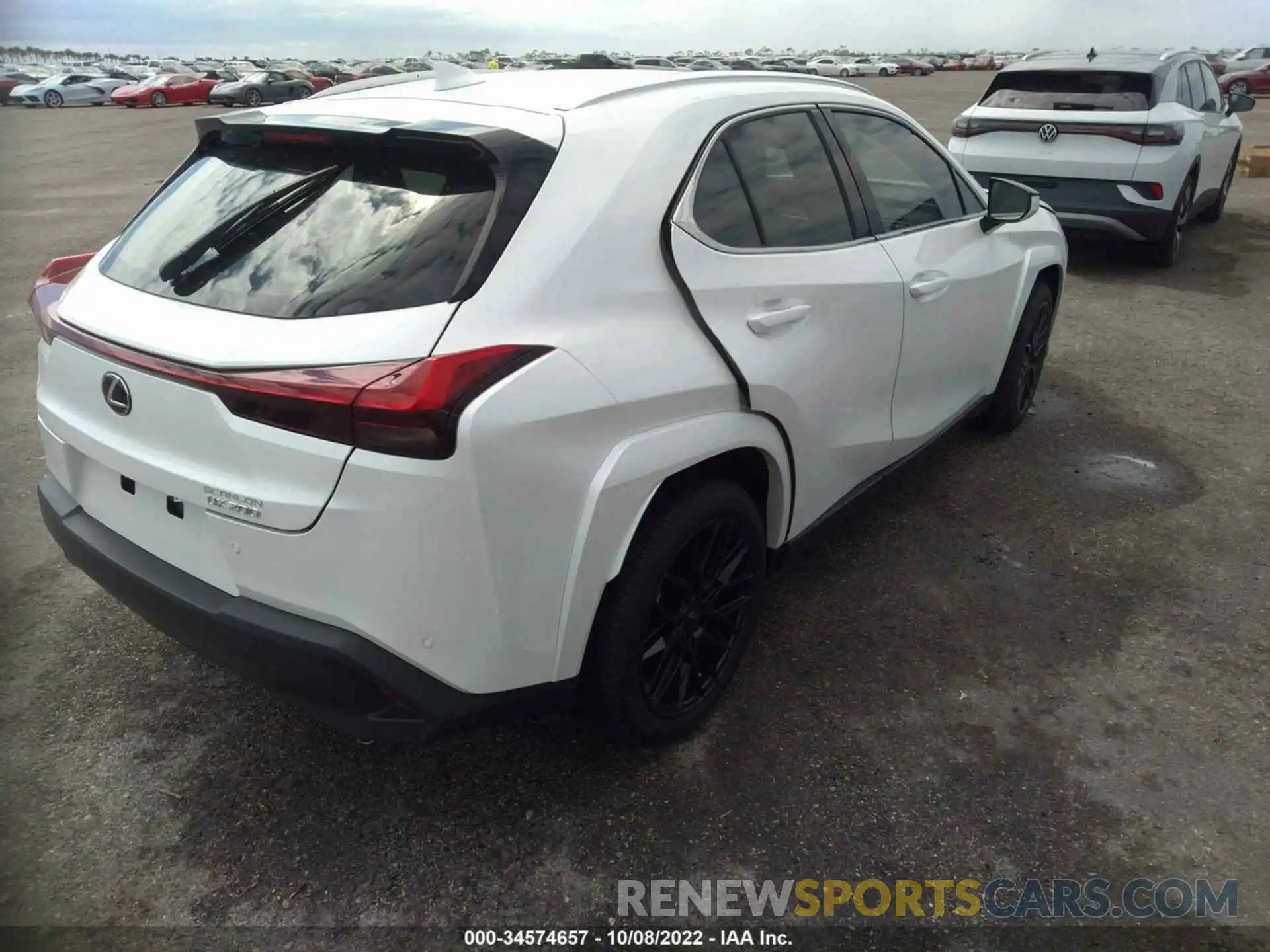 4 Фотография поврежденного автомобиля JTHP3JBH8N2050234 LEXUS UX 2022