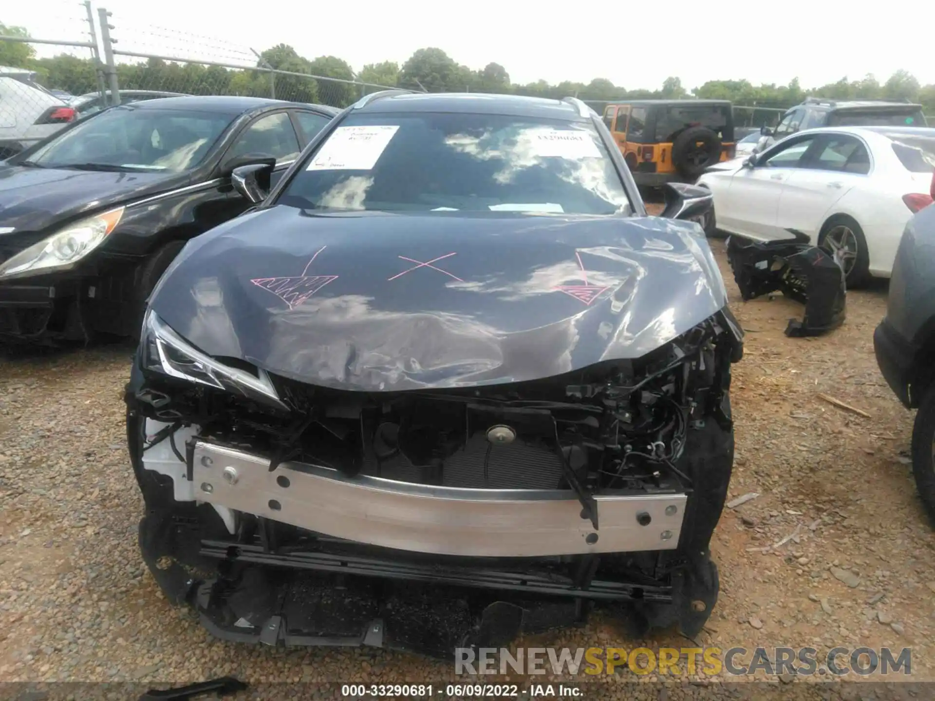 6 Photograph of a damaged car JTHP3JBH9N2052008 LEXUS UX 2022