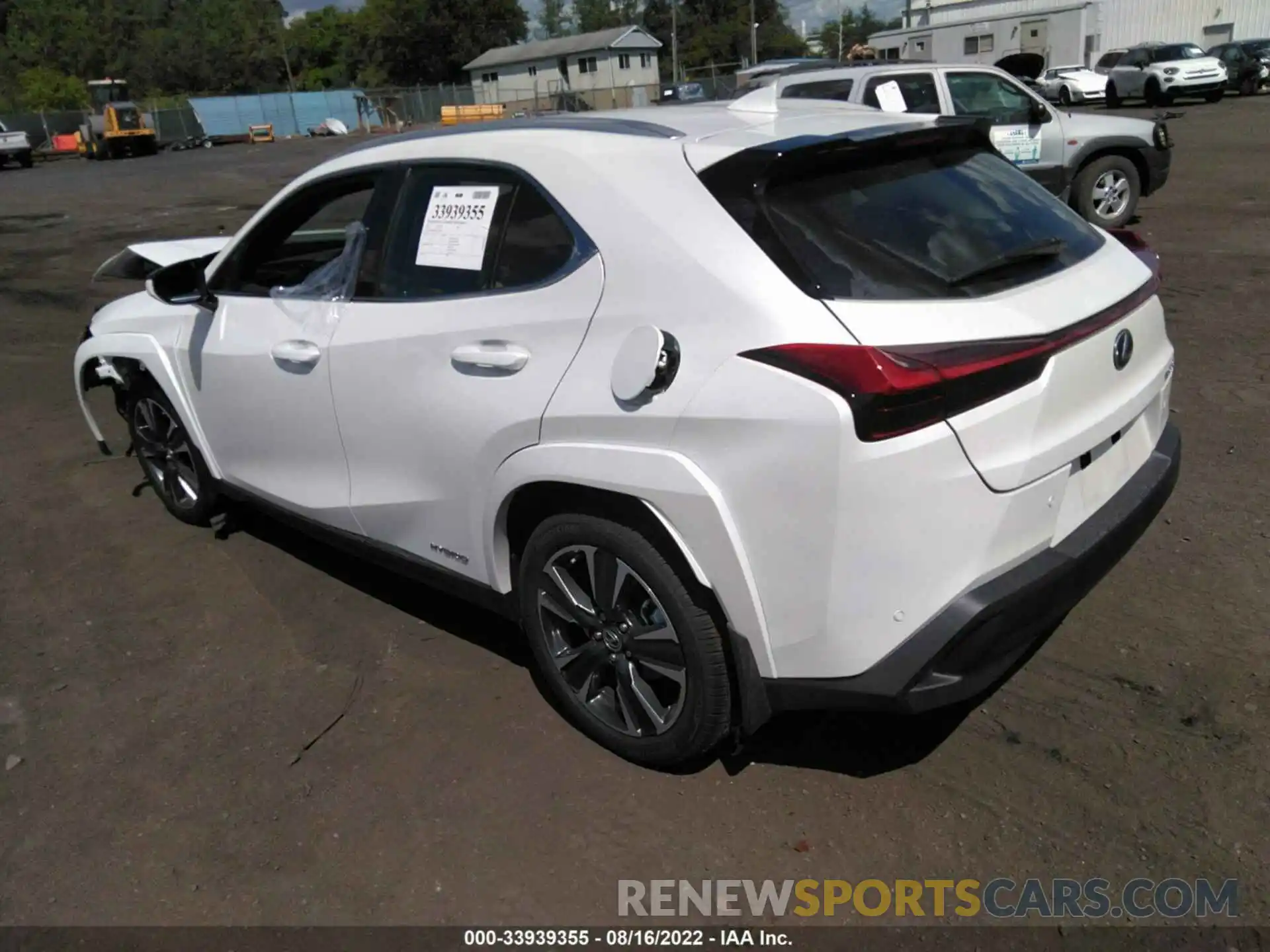 3 Photograph of a damaged car JTHP9JBH5N2061058 LEXUS UX 2022