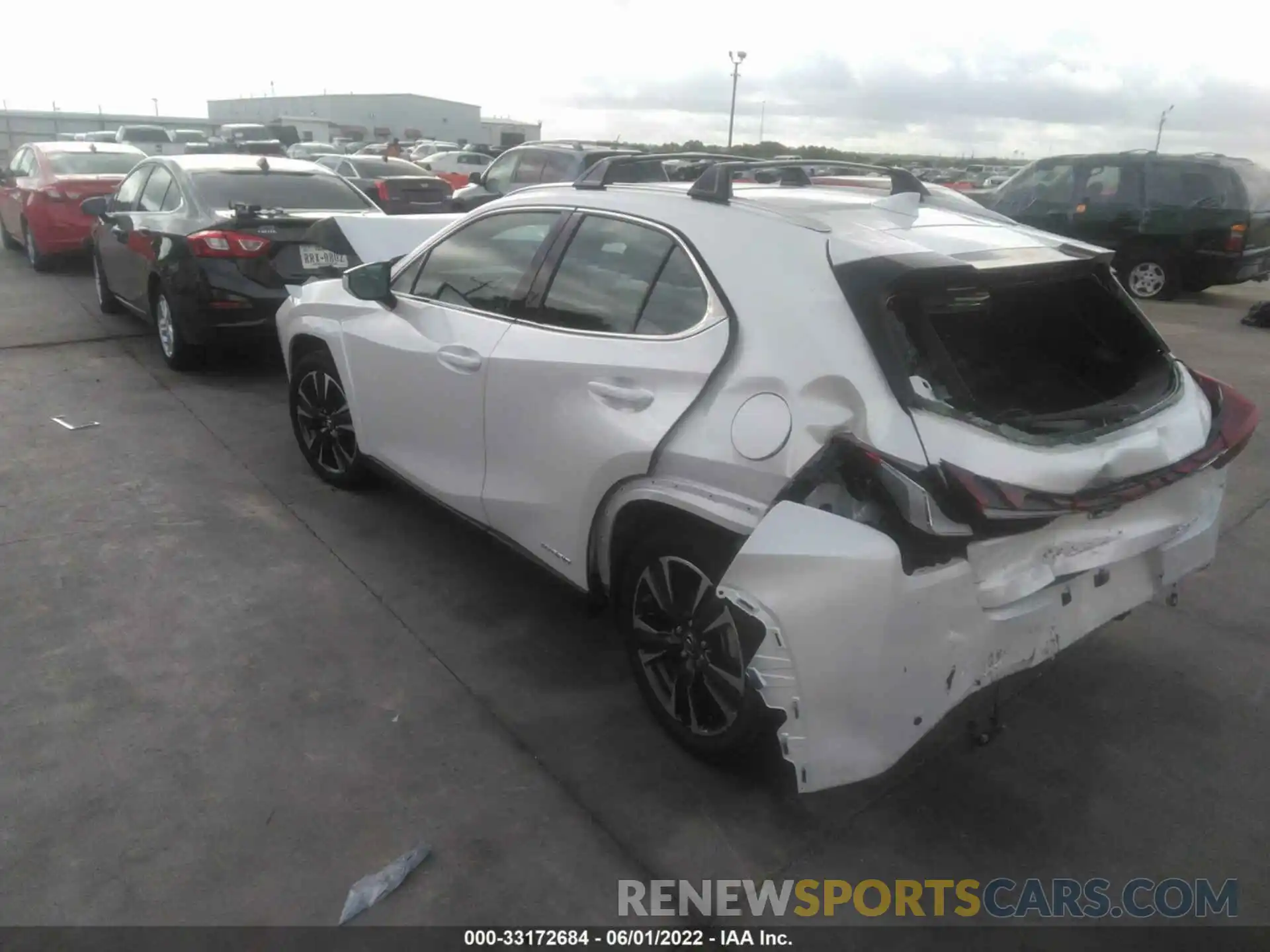 3 Photograph of a damaged car JTHP9JBH7N2055410 LEXUS UX 2022