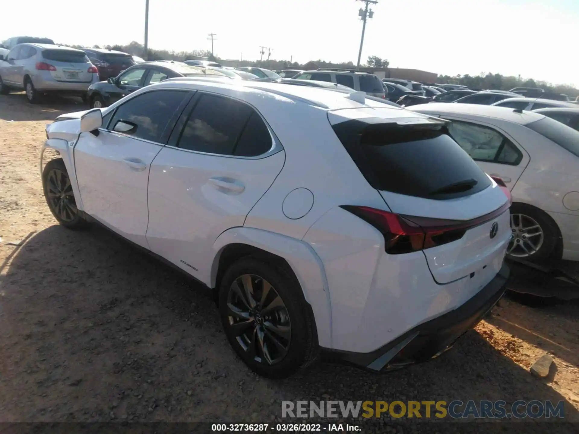 3 Photograph of a damaged car JTHR9JBHXN2058598 LEXUS UX 2022