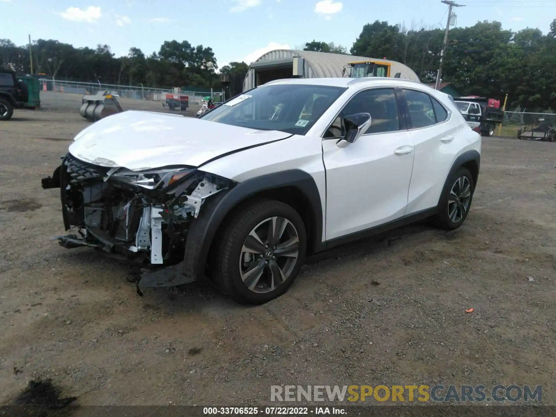 2 Photograph of a damaged car JTHX3JBH1N2051662 LEXUS UX 2022