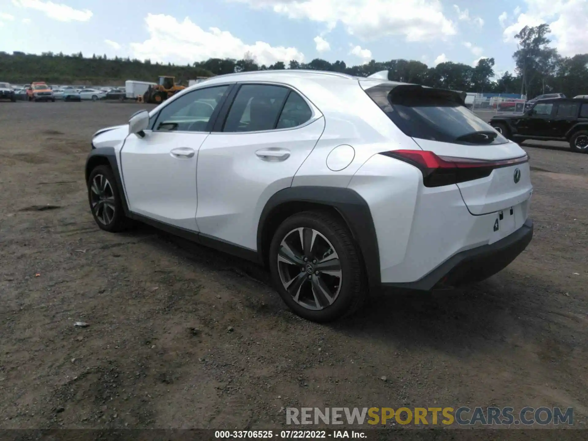 3 Photograph of a damaged car JTHX3JBH1N2051662 LEXUS UX 2022