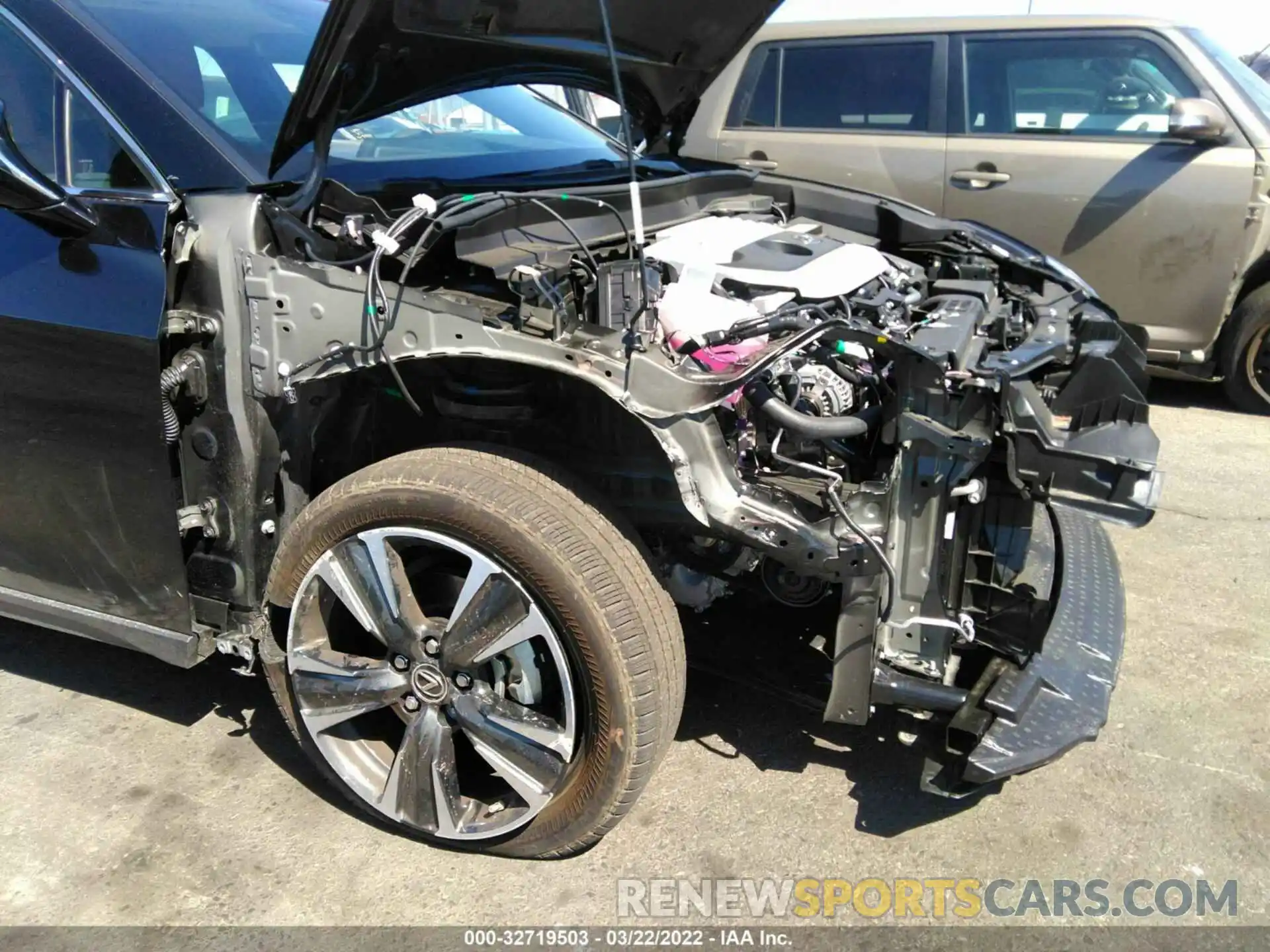 6 Фотография поврежденного автомобиля JTHX3JBH7N2047437 LEXUS UX 2022