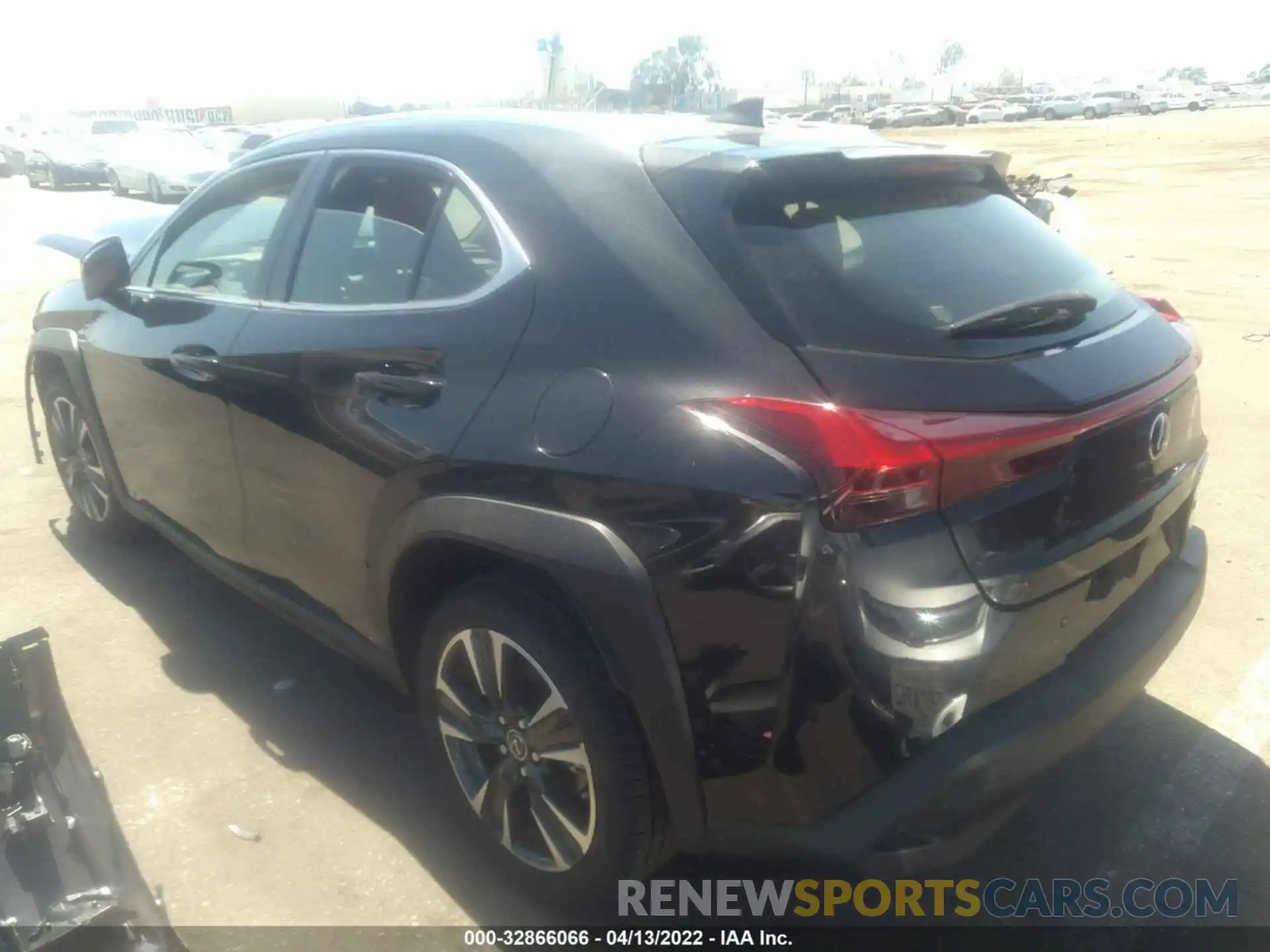 3 Photograph of a damaged car JTHX3JBHXN2048162 LEXUS UX 2022