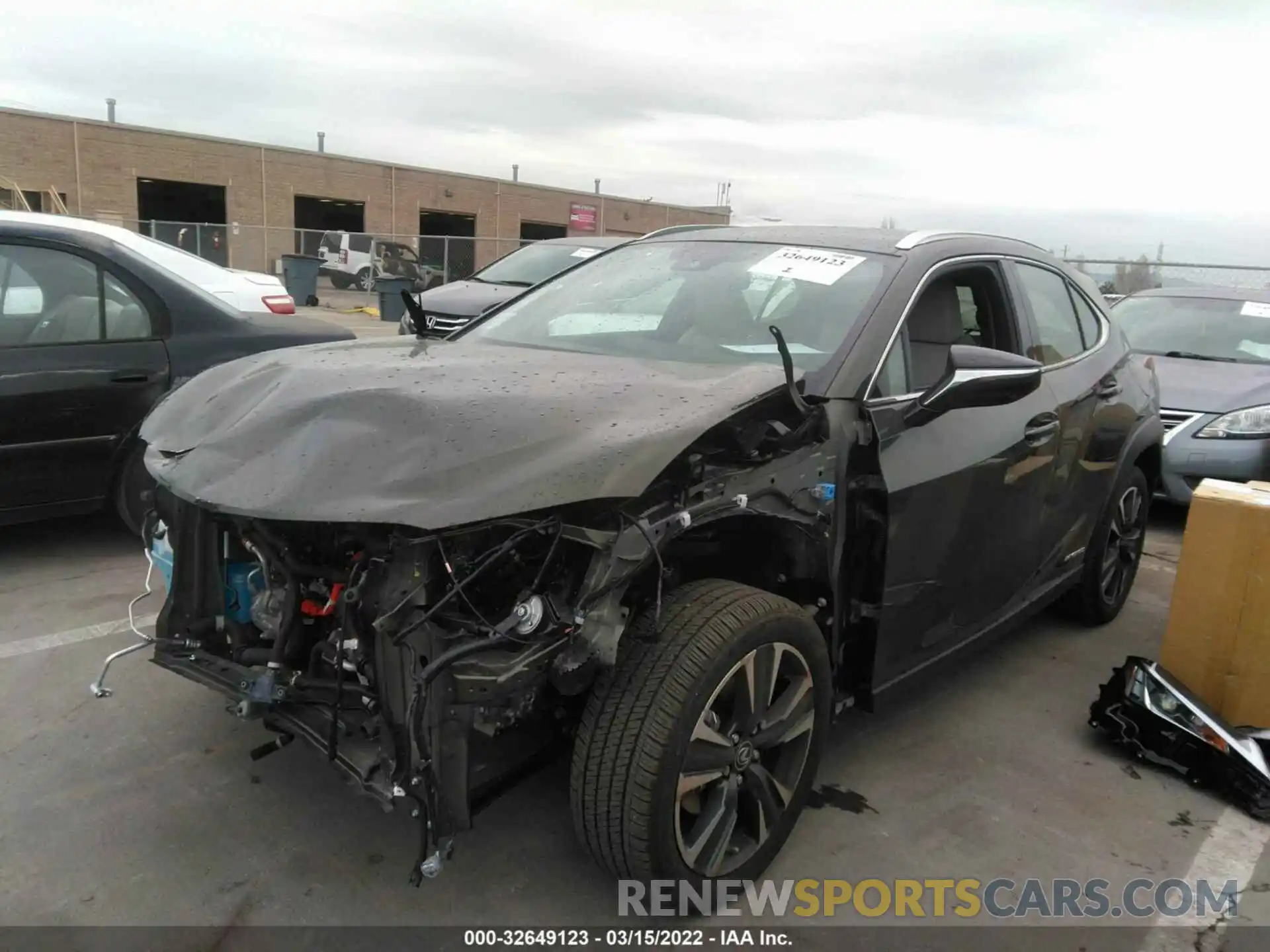 2 Photograph of a damaged car JTHX9JBH0N2056642 LEXUS UX 2022