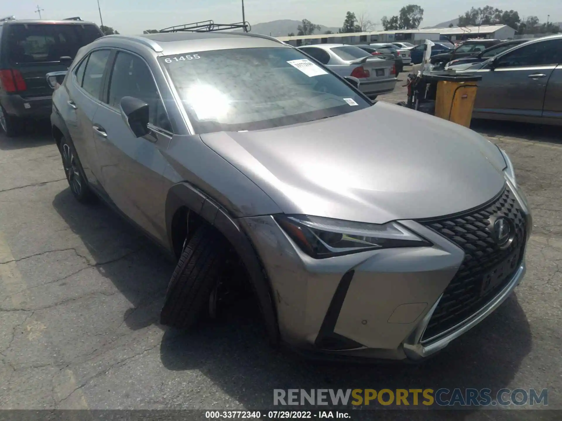 1 Фотография поврежденного автомобиля JTHX9JBH4N2061455 LEXUS UX 2022