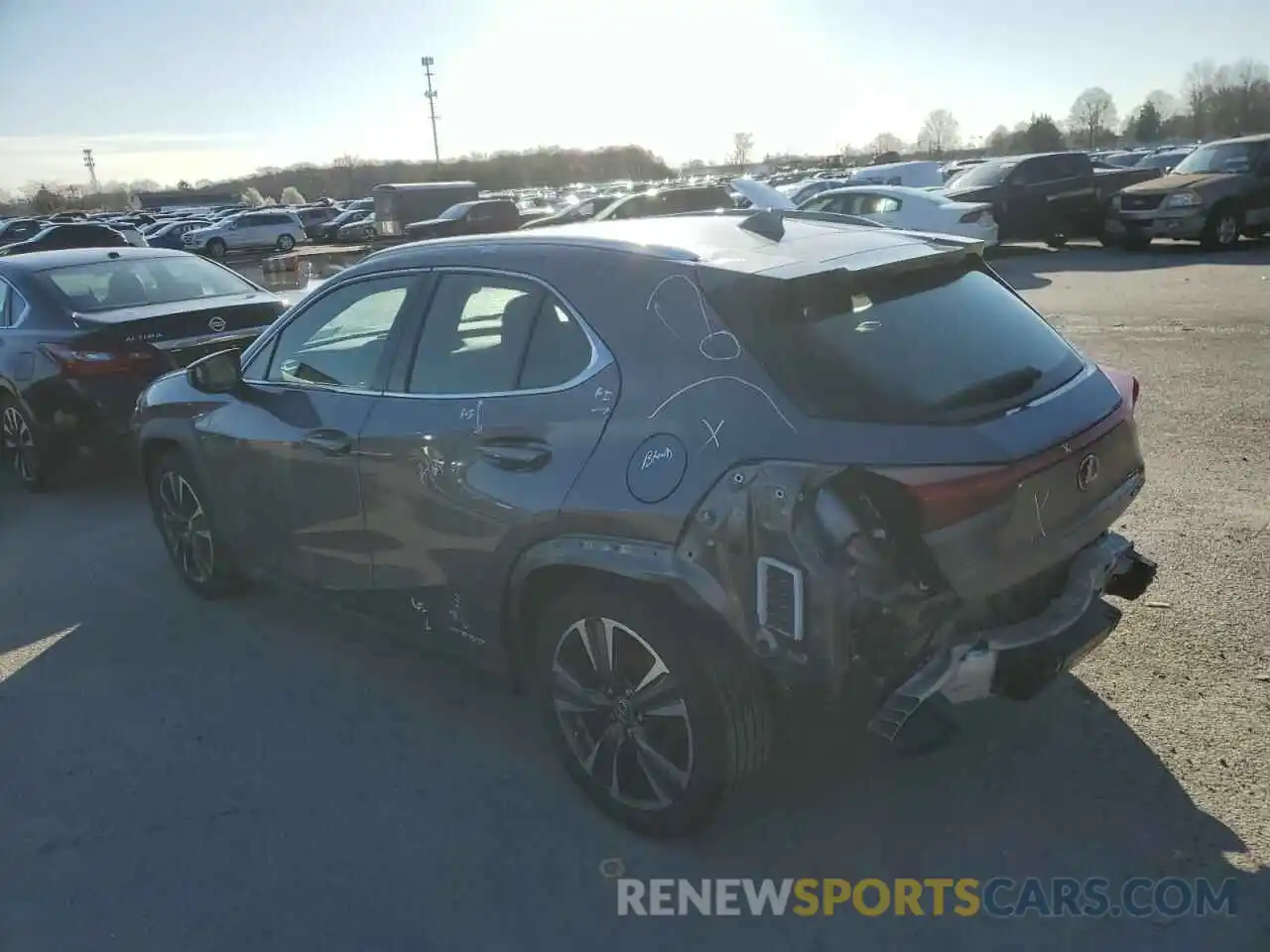 2 Photograph of a damaged car JTHU9JBH0K2011019 LEXUS UX 250H 2019