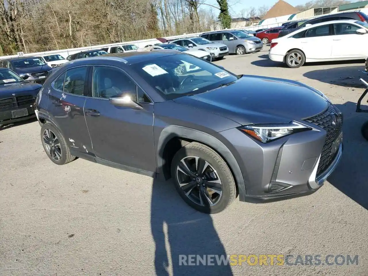 4 Фотография поврежденного автомобиля JTHU9JBH0K2011019 LEXUS UX 250H 2019