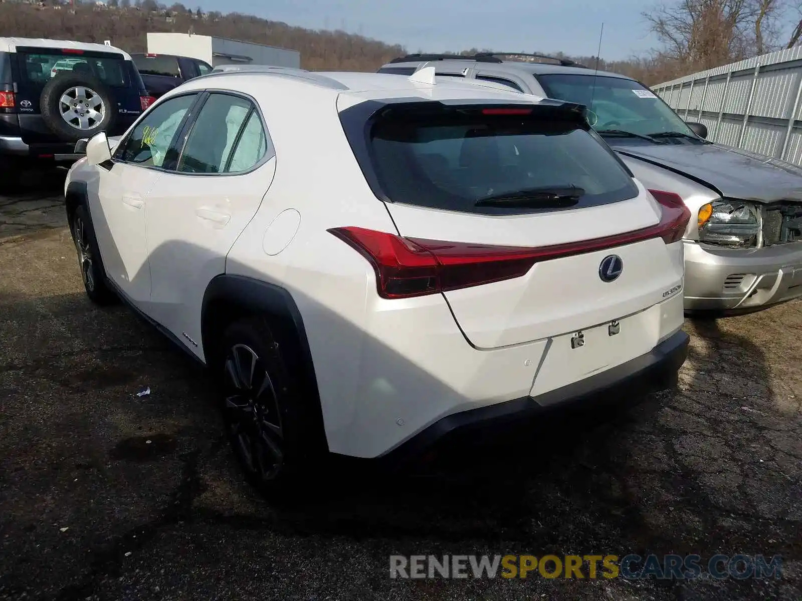 3 Photograph of a damaged car JTHU9JBH1K2002653 LEXUS UX 250H 2019