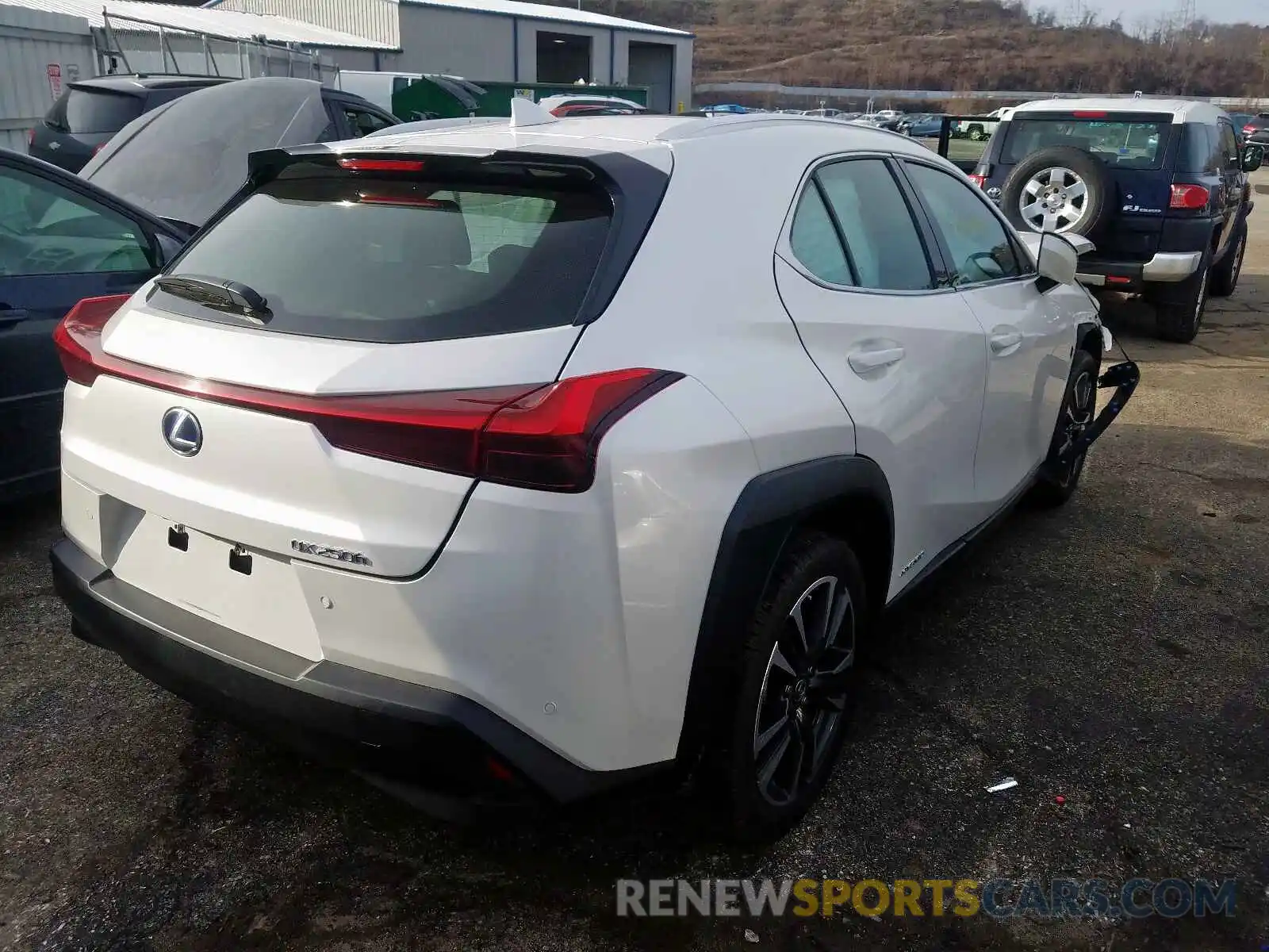 4 Photograph of a damaged car JTHU9JBH1K2002653 LEXUS UX 250H 2019