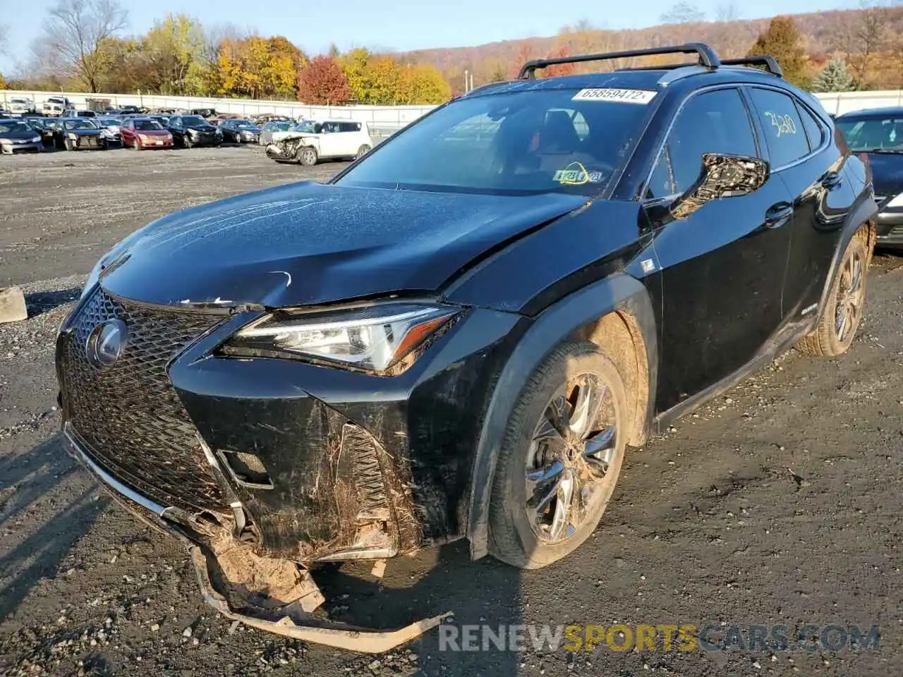 2 Photograph of a damaged car JTHU9JBH1K2007111 LEXUS UX 250H 2019