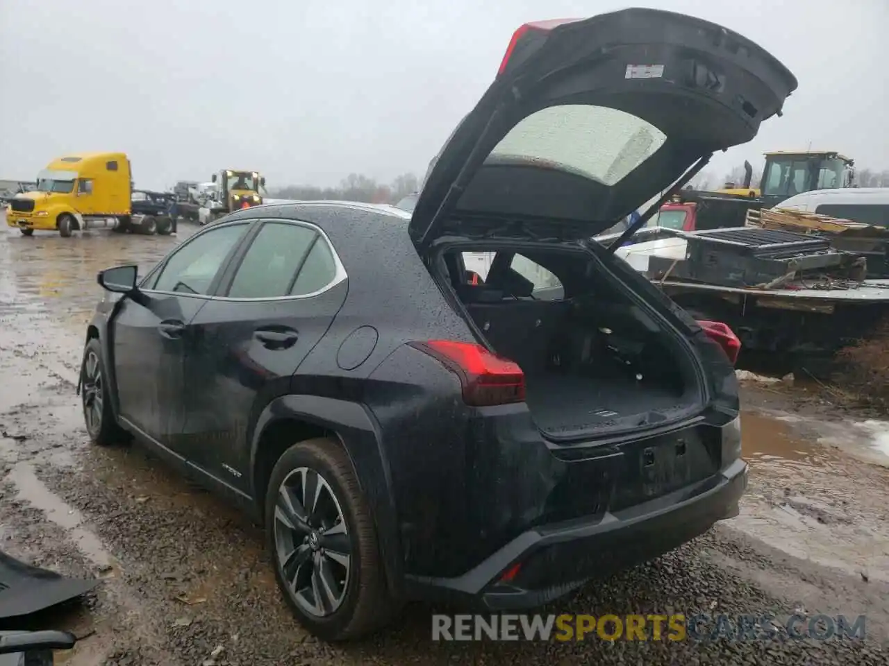 3 Photograph of a damaged car JTHU9JBH1K2019646 LEXUS UX 250H 2019