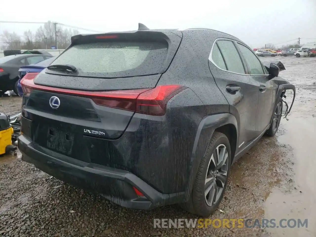 4 Фотография поврежденного автомобиля JTHU9JBH1K2019646 LEXUS UX 250H 2019