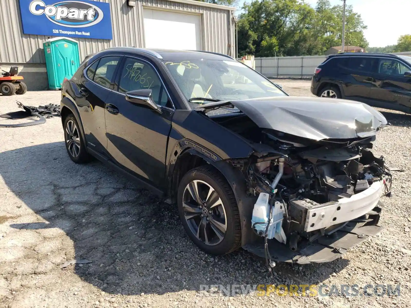 1 Photograph of a damaged car JTHU9JBH2K2011202 LEXUS UX 250H 2019