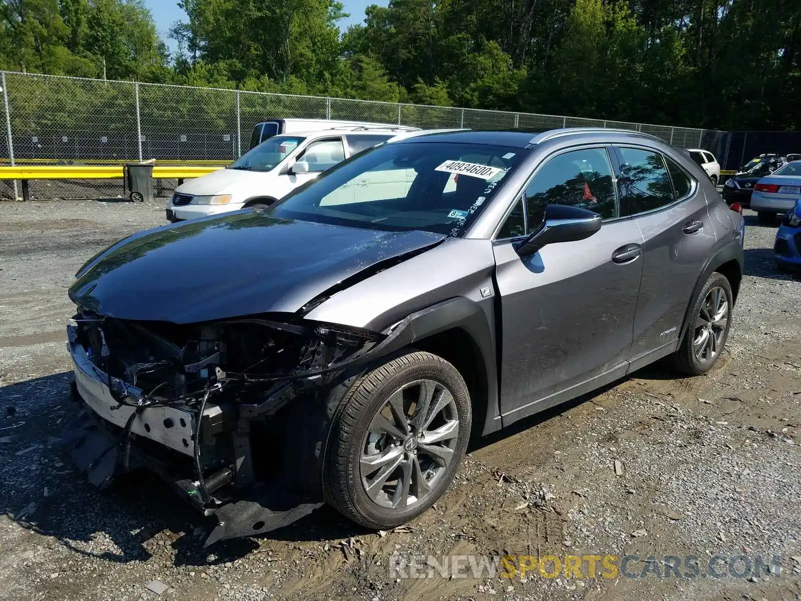 2 Photograph of a damaged car JTHU9JBH2K2015671 LEXUS UX 250H 2019