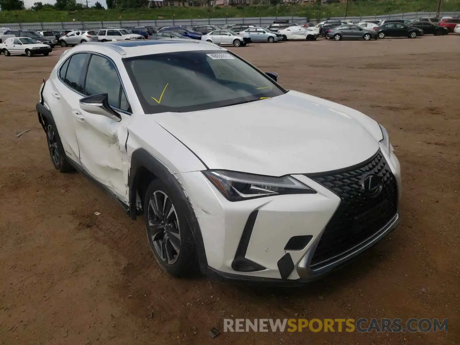 1 Фотография поврежденного автомобиля JTHU9JBH3K2014352 LEXUS UX 250H 2019