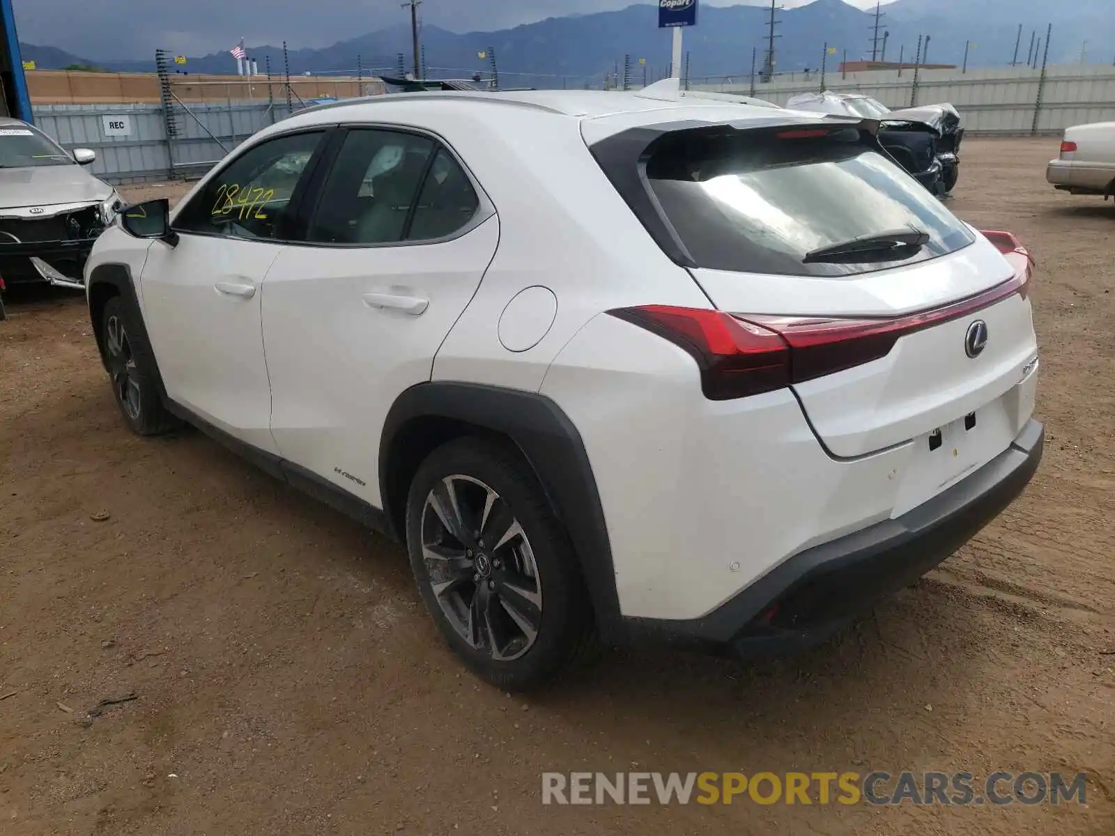 3 Photograph of a damaged car JTHU9JBH3K2014352 LEXUS UX 250H 2019