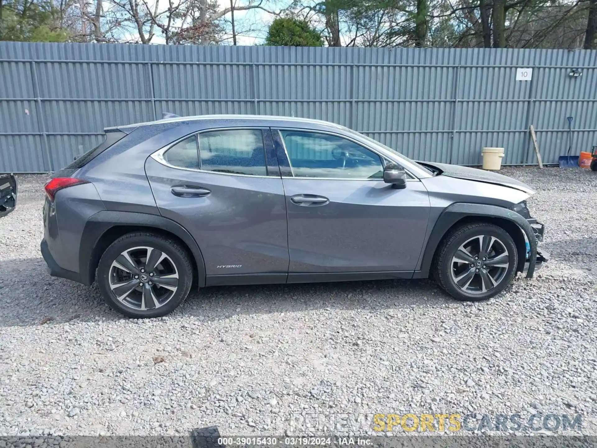 13 Фотография поврежденного автомобиля JTHU9JBH3K2014786 LEXUS UX 250H 2019