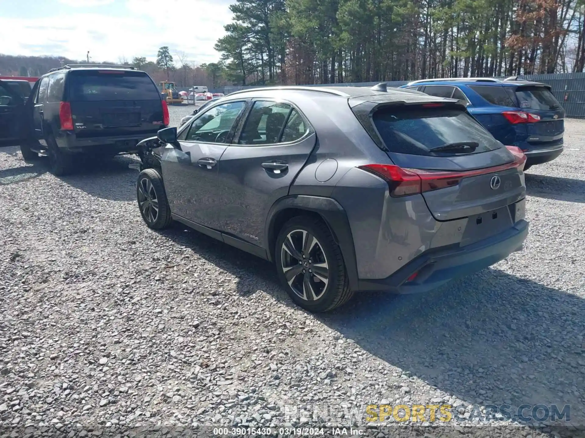 3 Photograph of a damaged car JTHU9JBH3K2014786 LEXUS UX 250H 2019