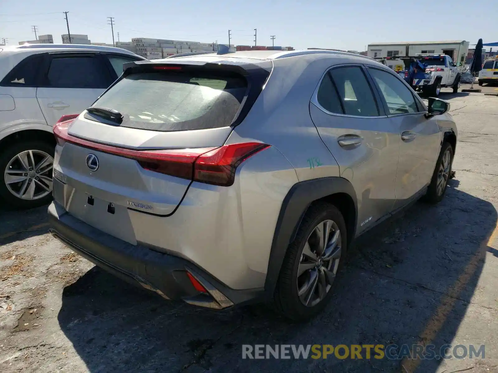 4 Photograph of a damaged car JTHU9JBH3K2016909 LEXUS UX 250H 2019