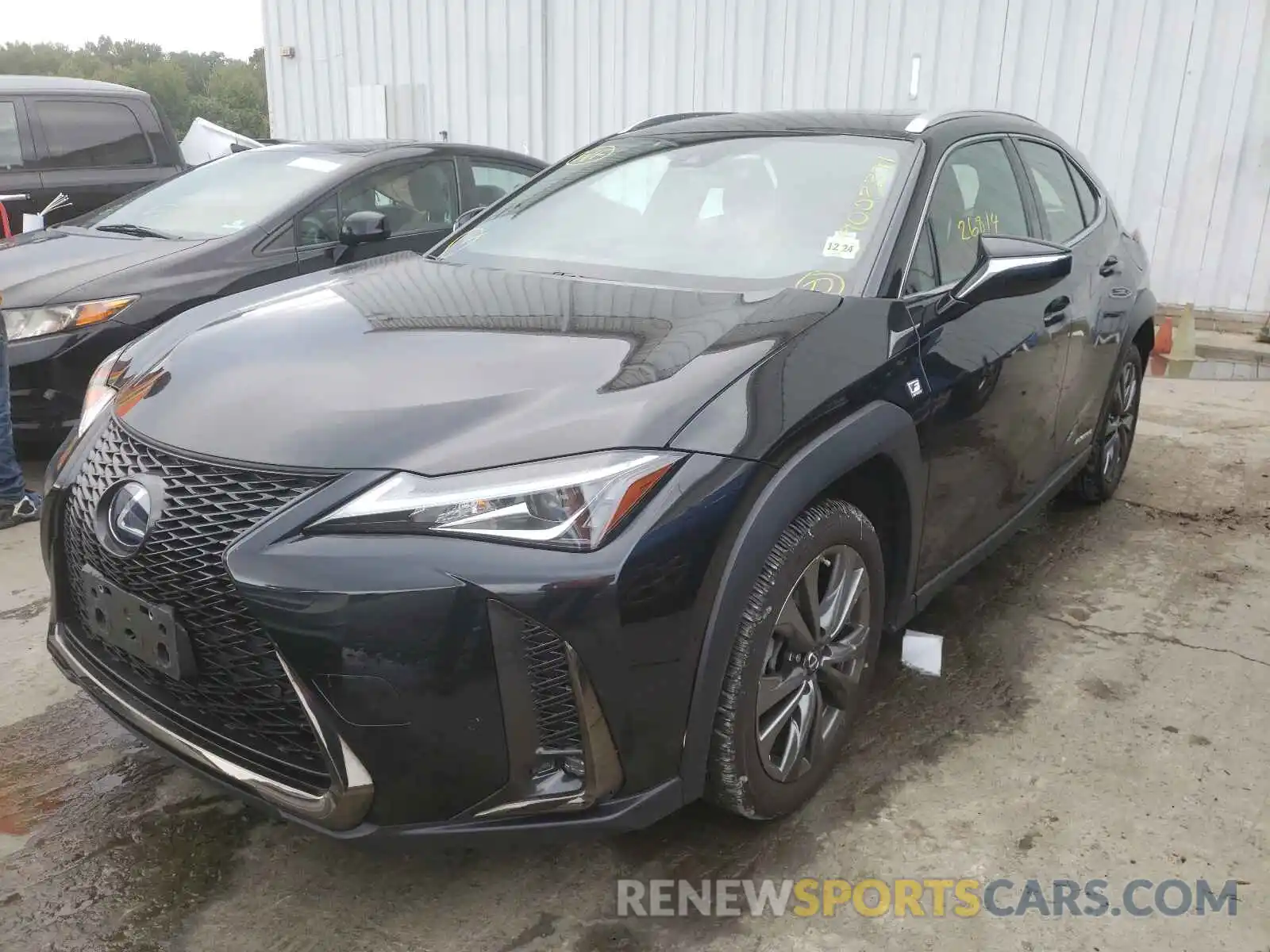 2 Photograph of a damaged car JTHU9JBH3K2019924 LEXUS UX 250H 2019