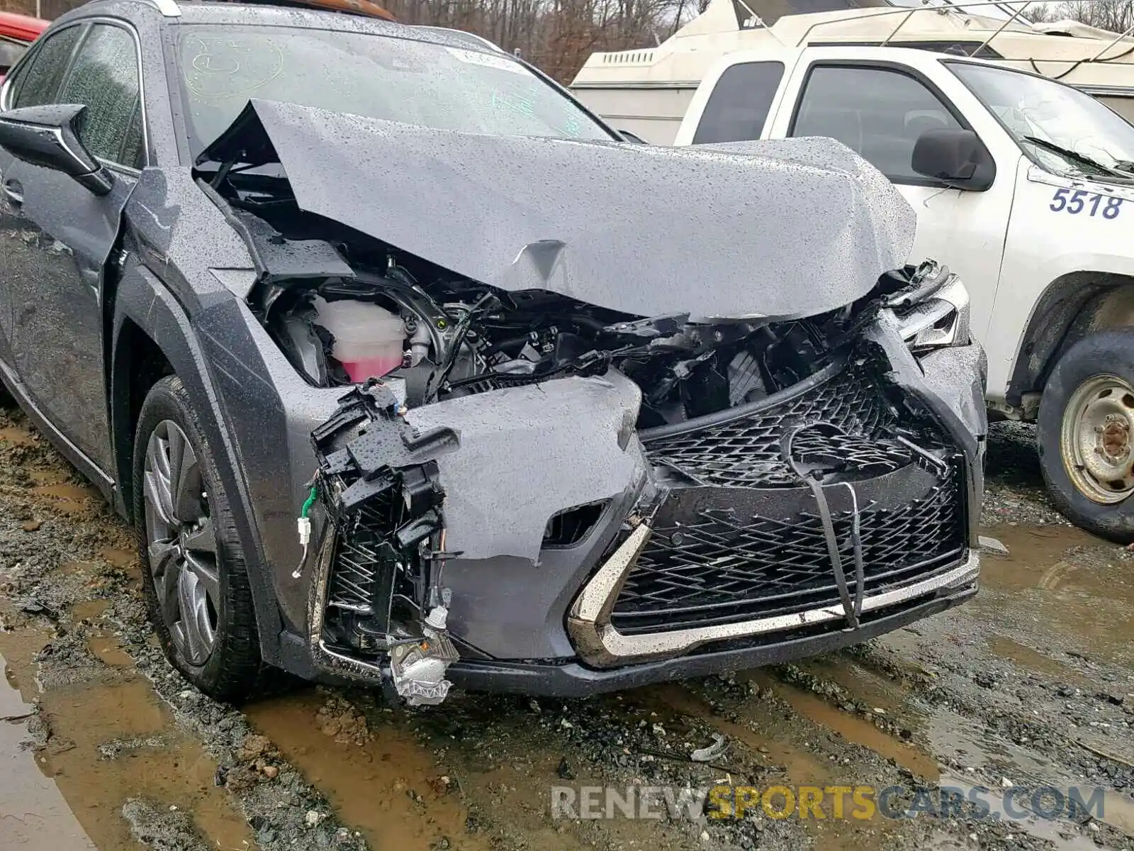 9 Фотография поврежденного автомобиля JTHU9JBH4K2000525 LEXUS UX 250H 2019
