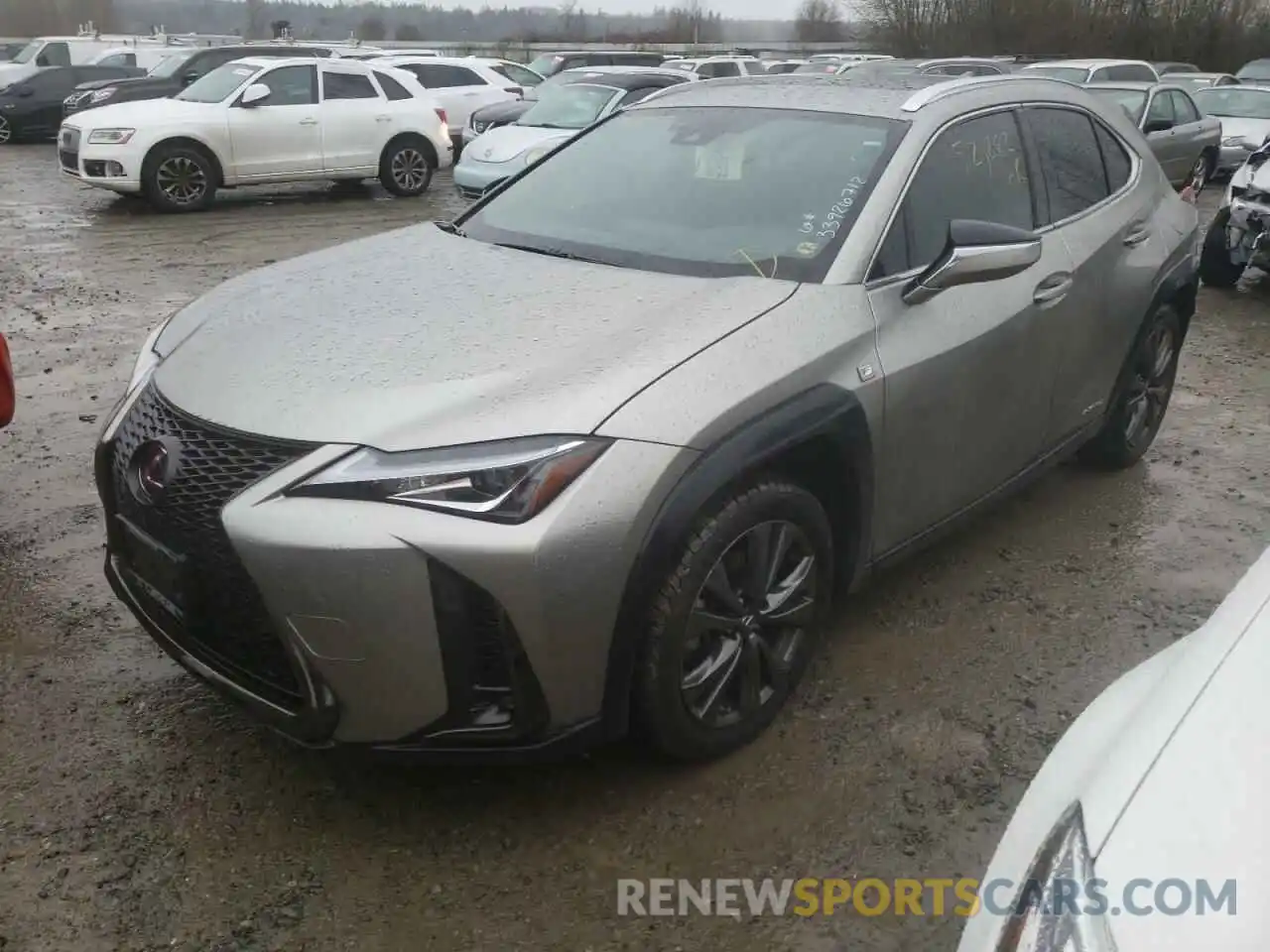 2 Фотография поврежденного автомобиля JTHU9JBH4K2002209 LEXUS UX 250H 2019