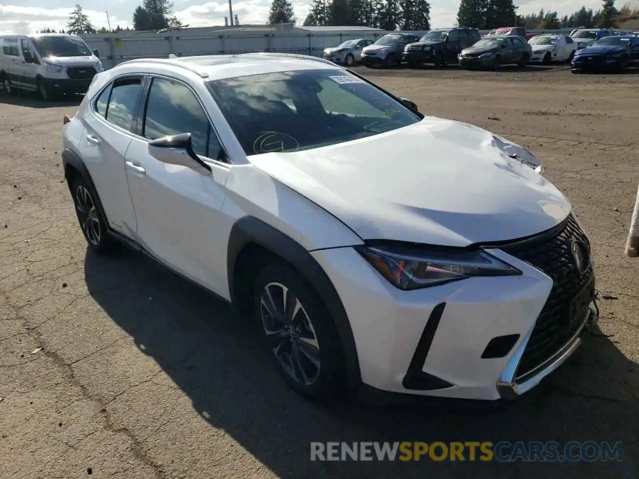 1 Фотография поврежденного автомобиля JTHU9JBH4K2004171 LEXUS UX 250H 2019