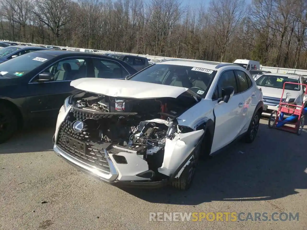 2 Photograph of a damaged car JTHU9JBH4K2007510 LEXUS UX 250H 2019