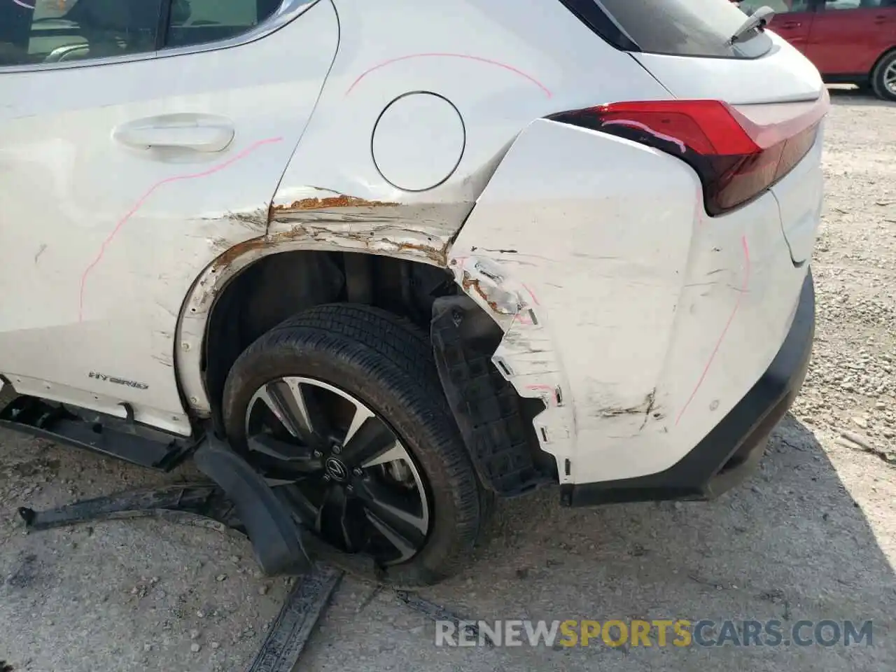 9 Photograph of a damaged car JTHU9JBH4K2010567 LEXUS UX 250H 2019