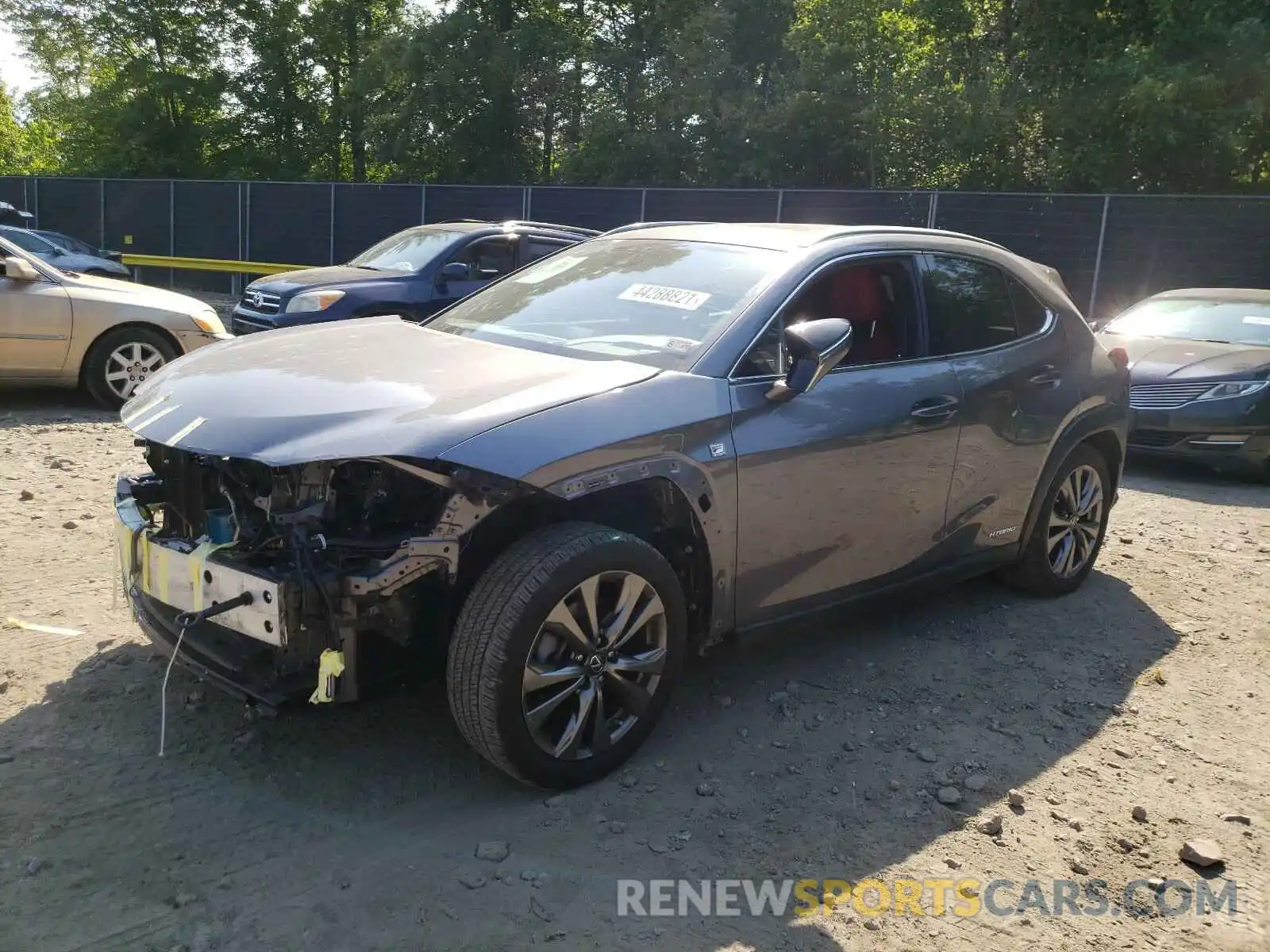 2 Photograph of a damaged car JTHU9JBH4K2015896 LEXUS UX 250H 2019