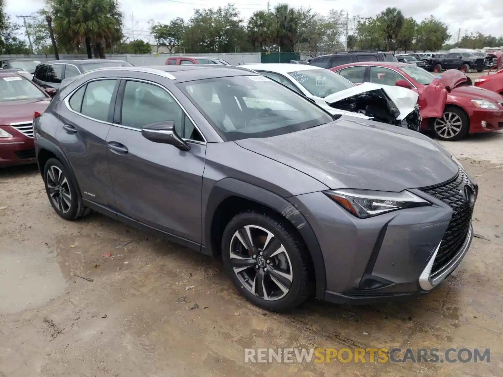 1 Photograph of a damaged car JTHU9JBH4K2018510 LEXUS UX 250H 2019