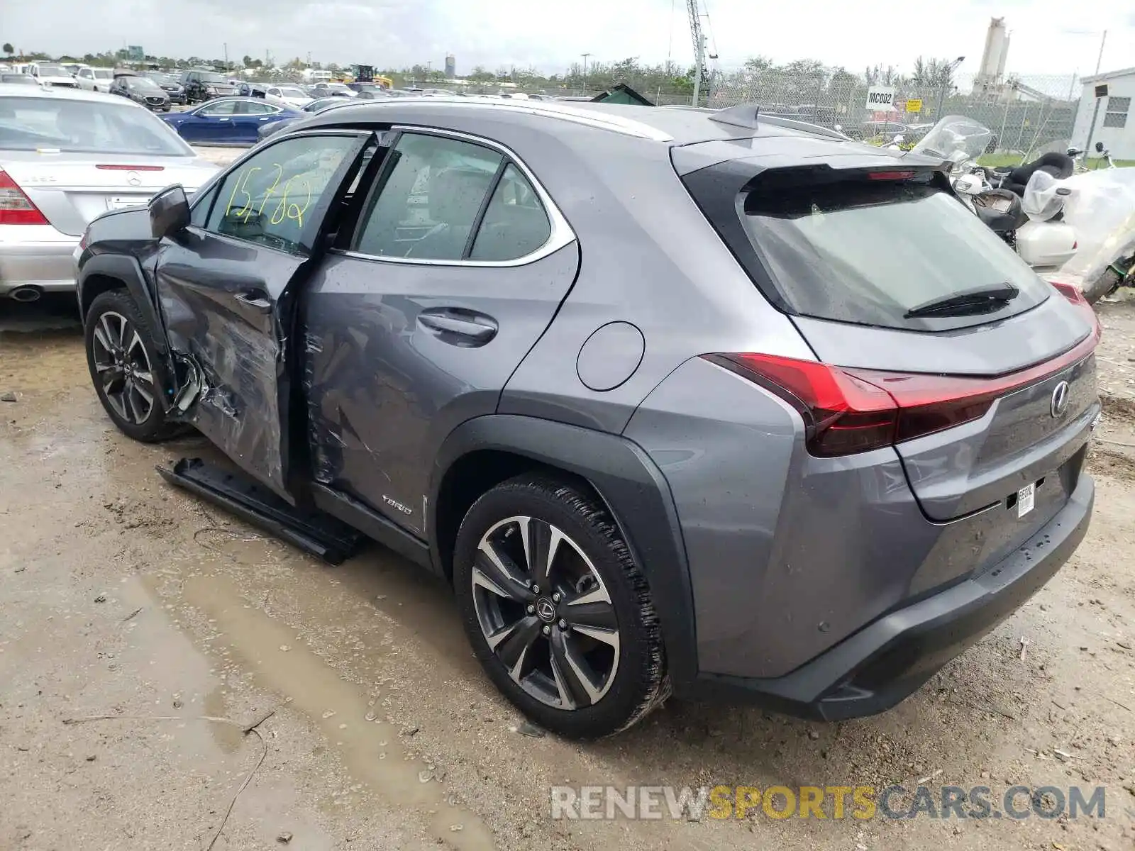 3 Photograph of a damaged car JTHU9JBH4K2018510 LEXUS UX 250H 2019