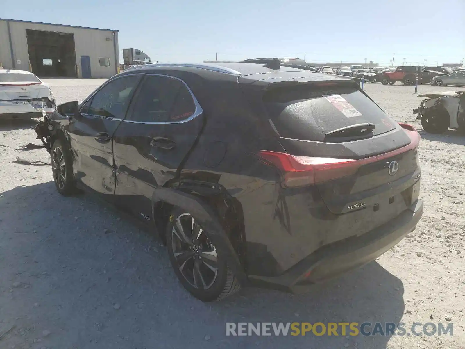 3 Photograph of a damaged car JTHU9JBH4K2018832 LEXUS UX 250H 2019