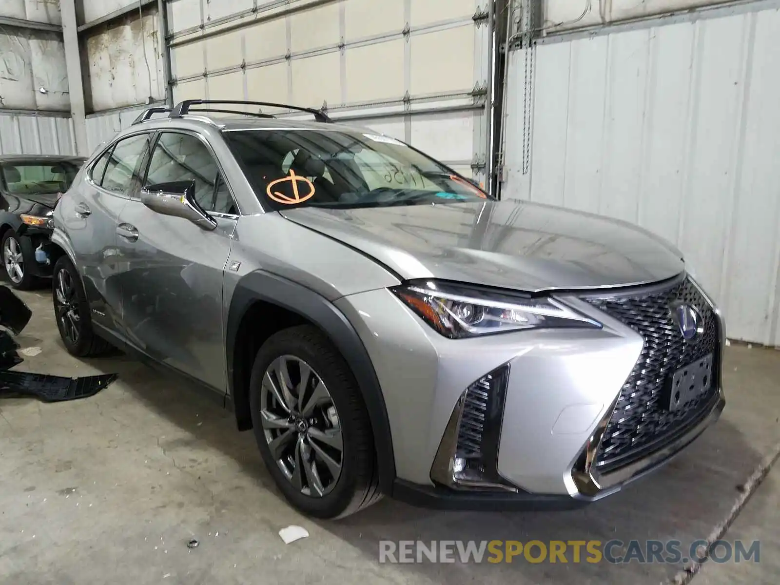 1 Photograph of a damaged car JTHU9JBH5K2001957 LEXUS UX 250H 2019