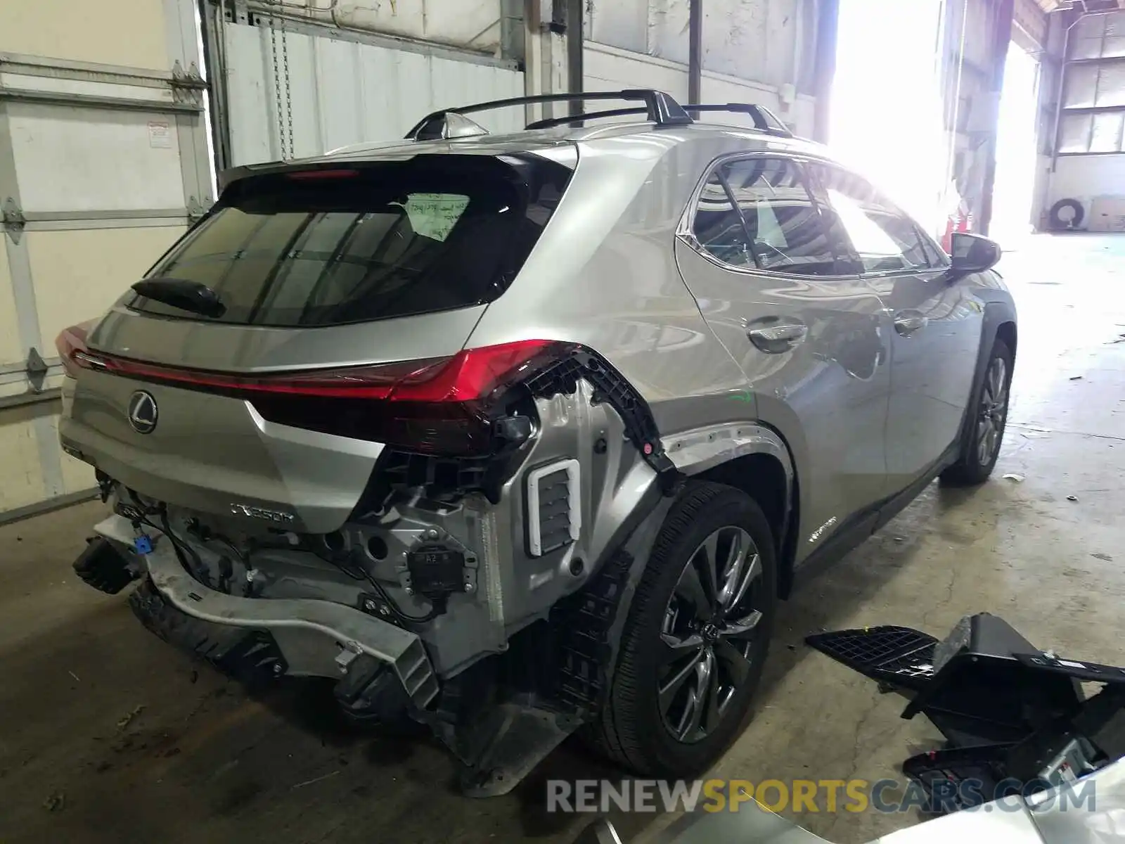 4 Photograph of a damaged car JTHU9JBH5K2001957 LEXUS UX 250H 2019