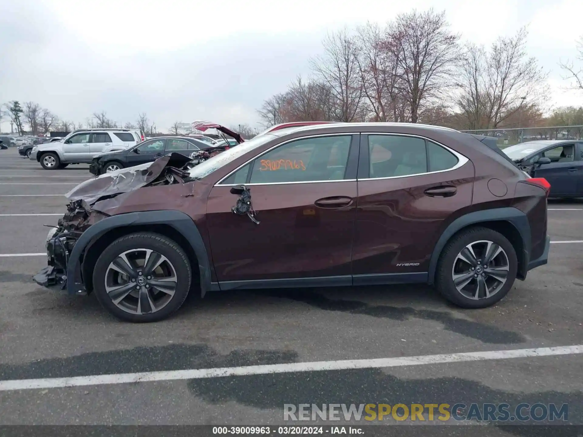 14 Photograph of a damaged car JTHU9JBH5K2002848 LEXUS UX 250H 2019