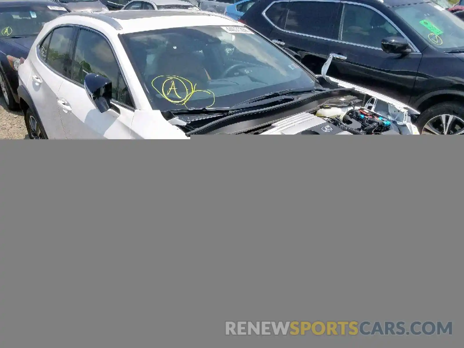 1 Photograph of a damaged car JTHU9JBH5K2005538 LEXUS UX 250H 2019