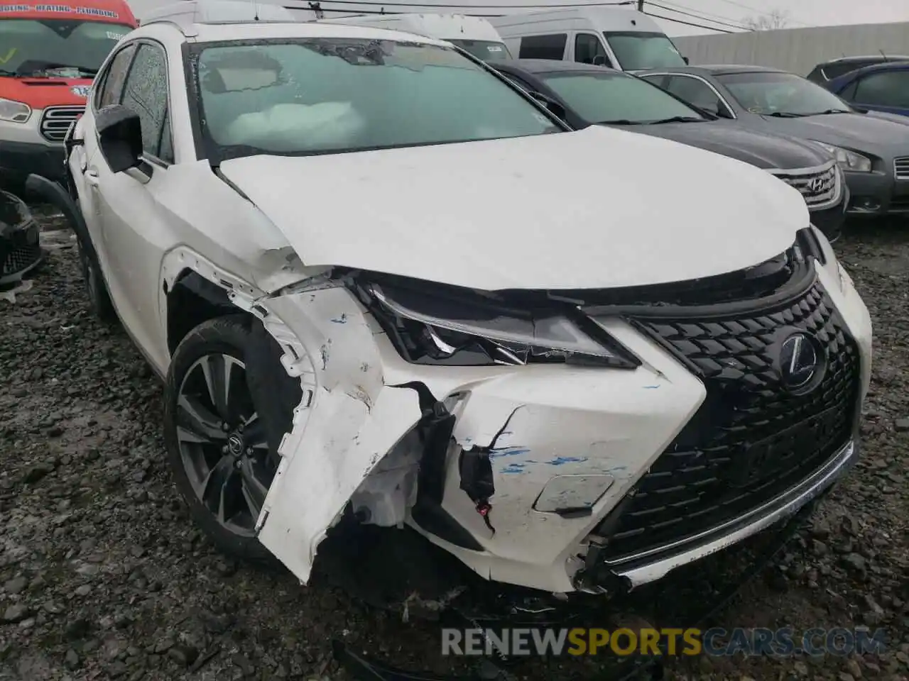 1 Photograph of a damaged car JTHU9JBH5K2006558 LEXUS UX 250H 2019