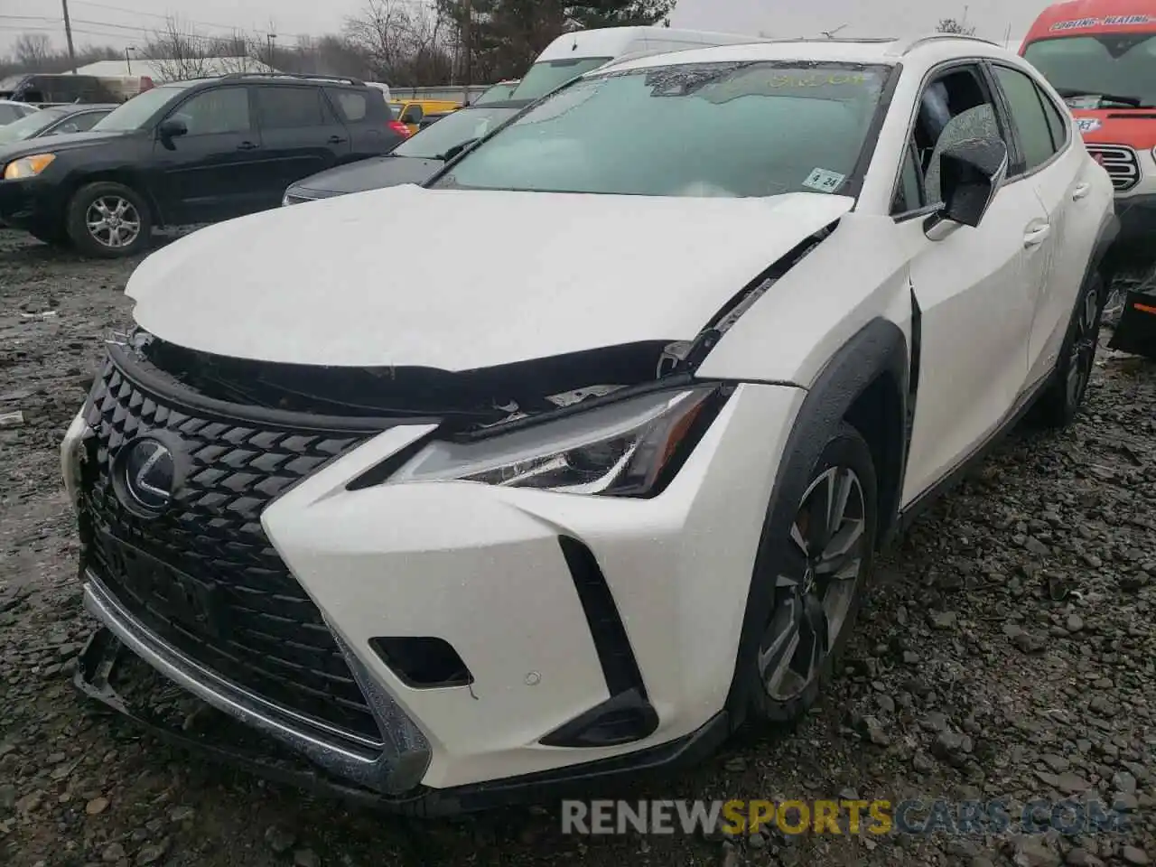 2 Photograph of a damaged car JTHU9JBH5K2006558 LEXUS UX 250H 2019