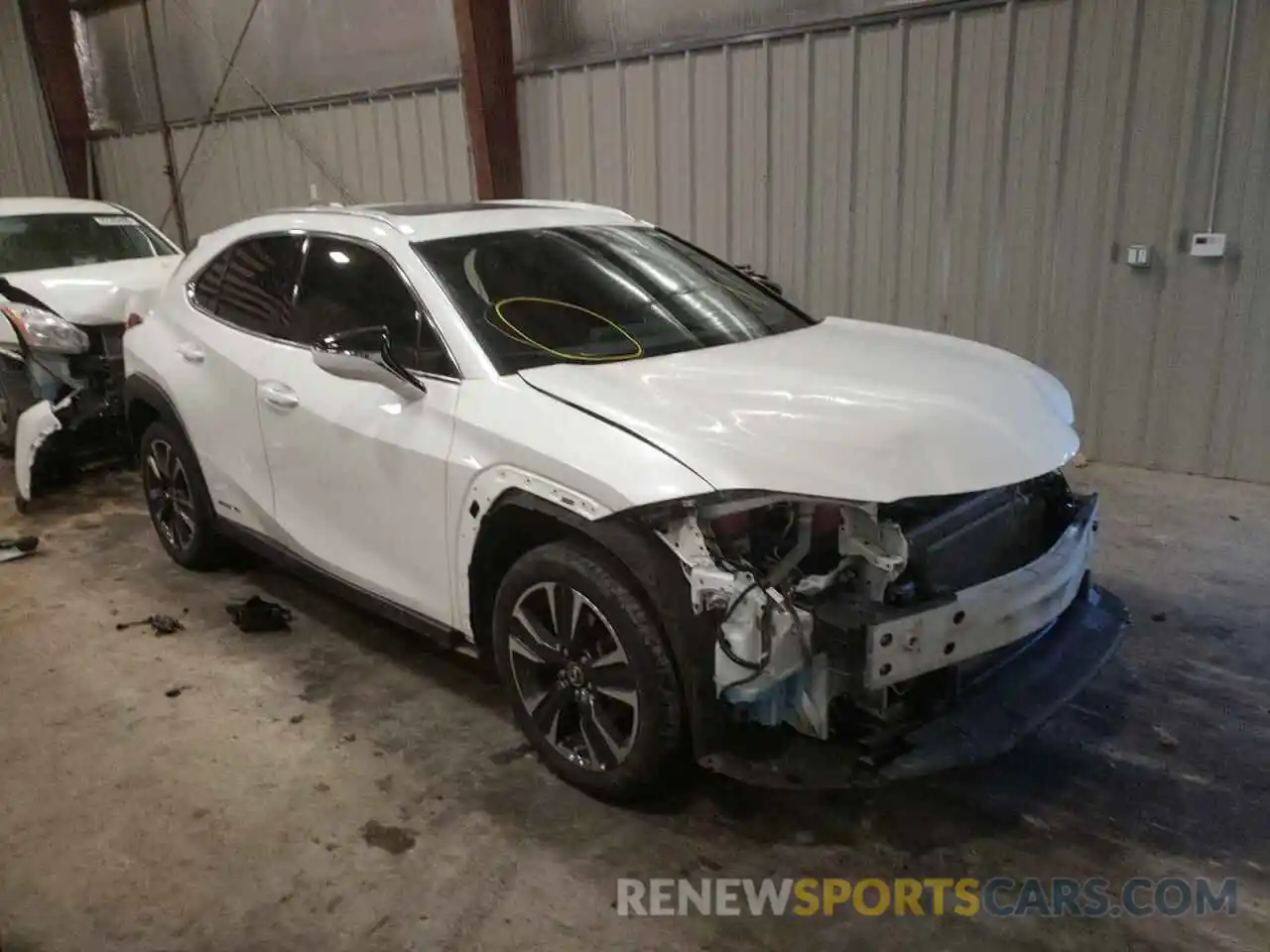 1 Photograph of a damaged car JTHU9JBH5K2008083 LEXUS UX 250H 2019