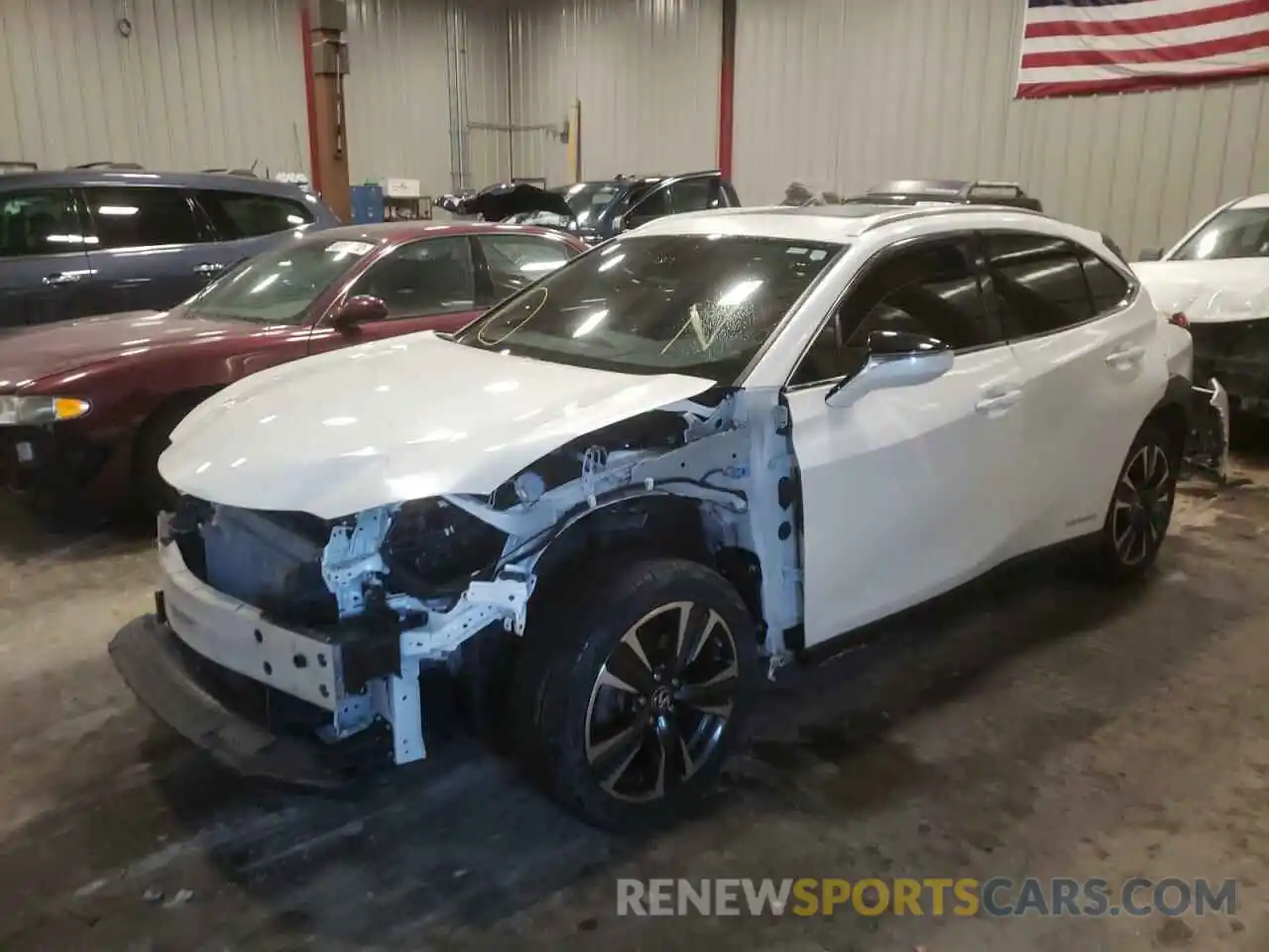 2 Photograph of a damaged car JTHU9JBH5K2008083 LEXUS UX 250H 2019