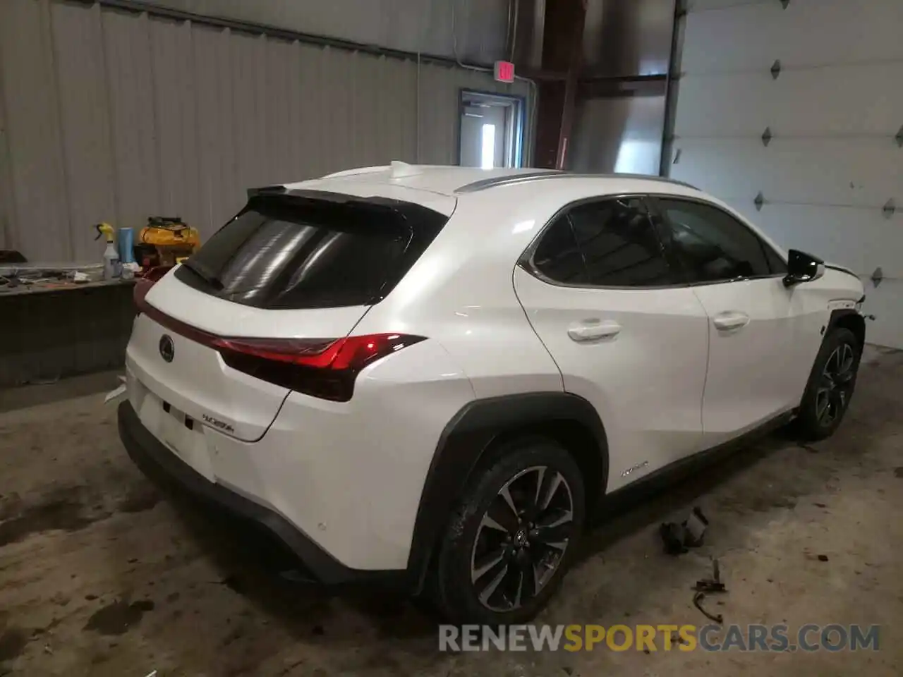 4 Фотография поврежденного автомобиля JTHU9JBH5K2008083 LEXUS UX 250H 2019