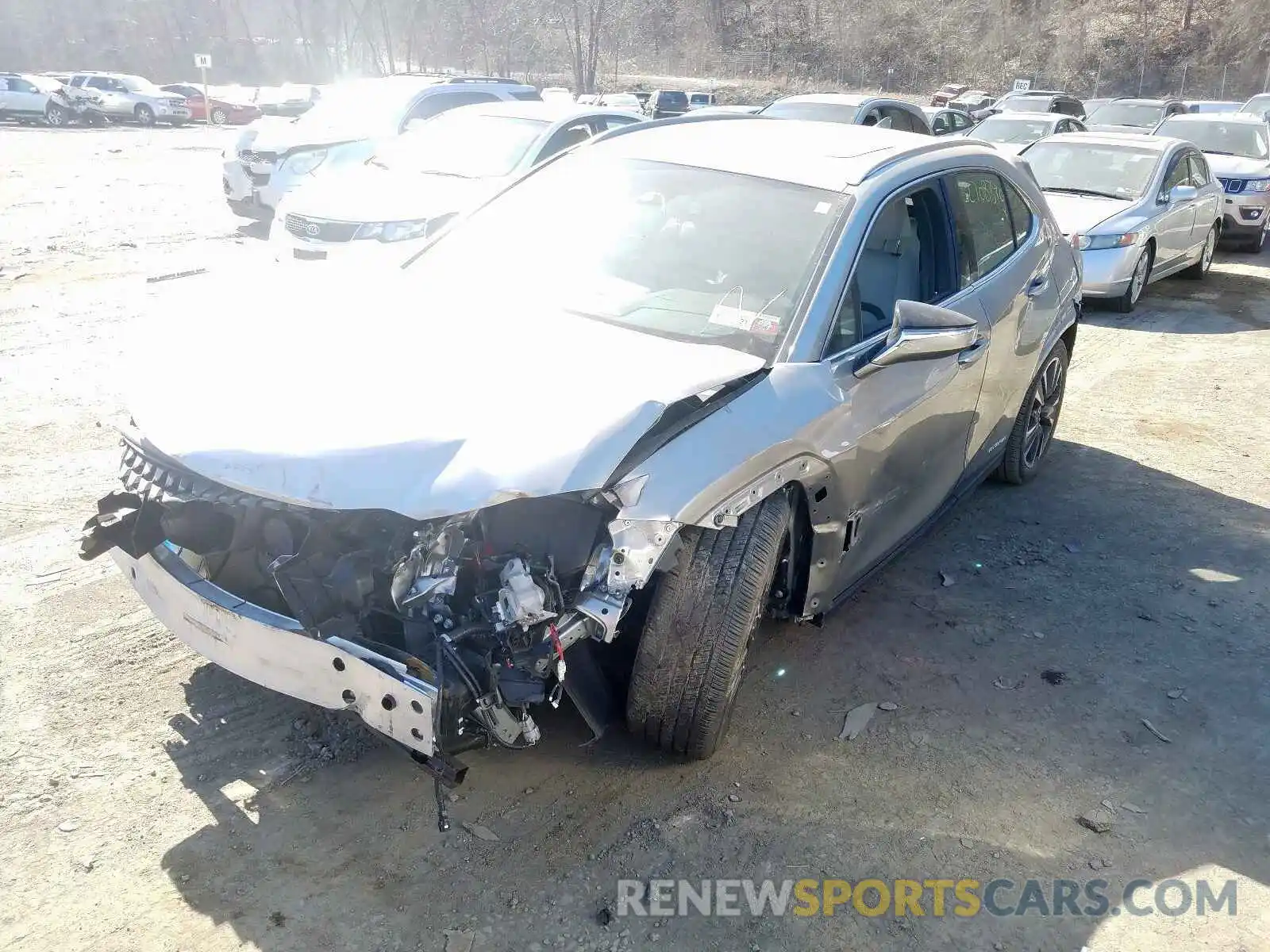 2 Photograph of a damaged car JTHU9JBH5K2010576 LEXUS UX 250H 2019