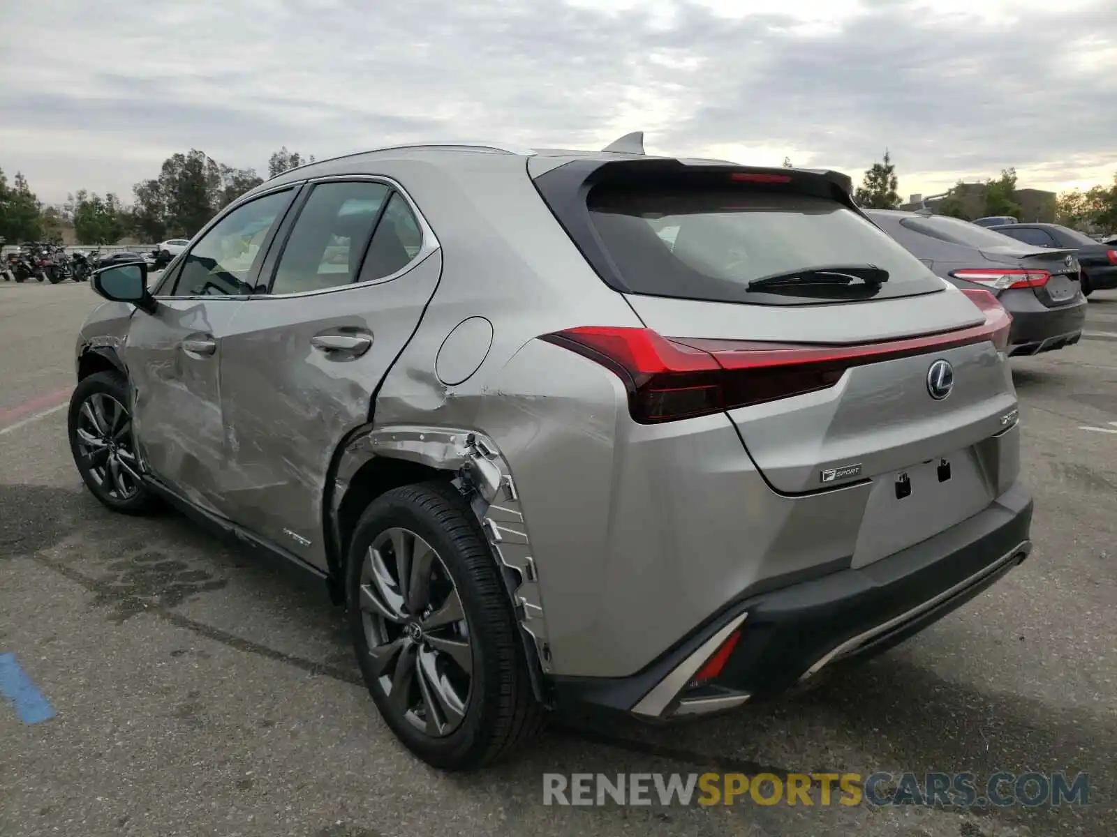 3 Photograph of a damaged car JTHU9JBH5K2018435 LEXUS UX 250H 2019