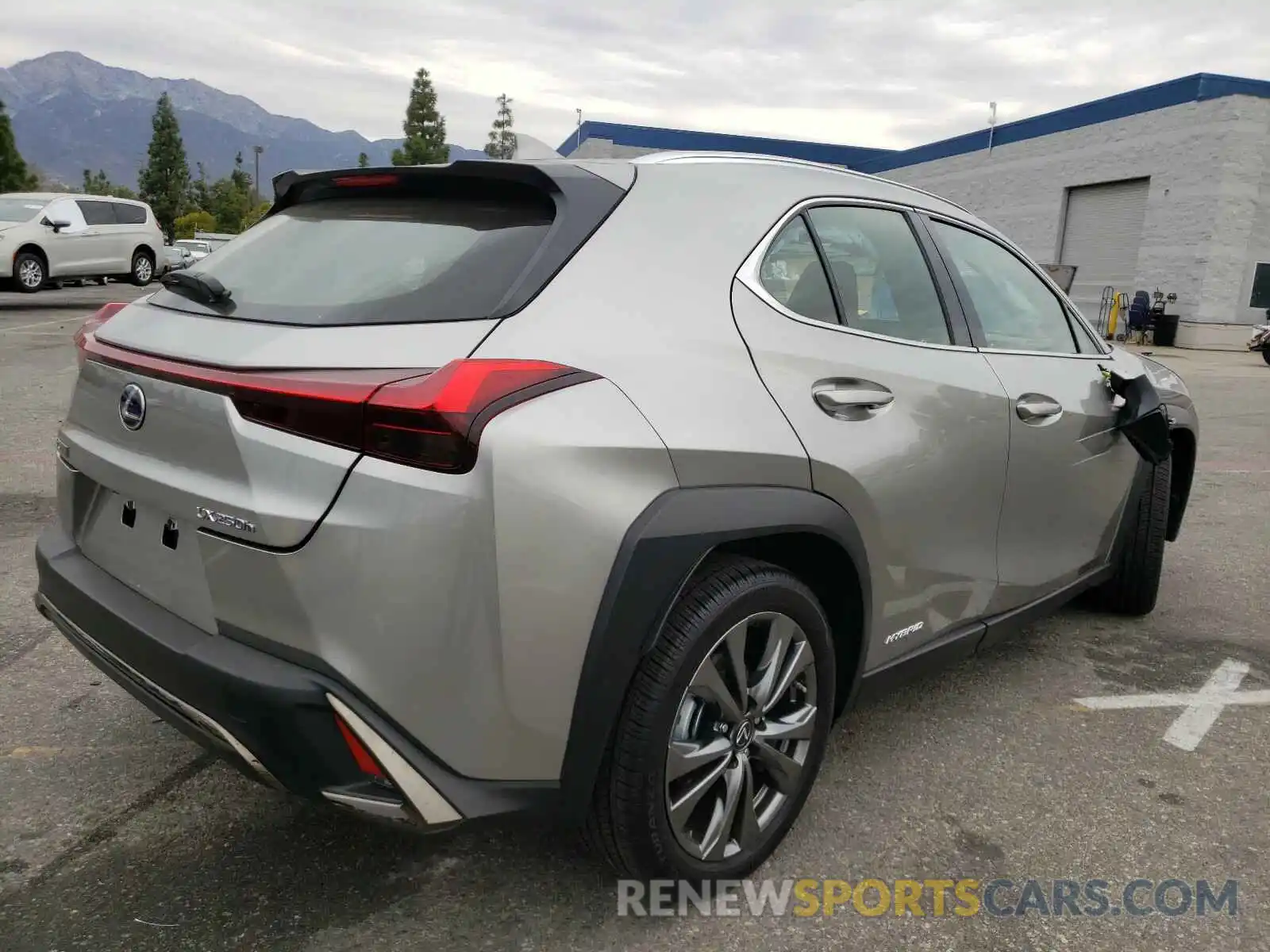 4 Photograph of a damaged car JTHU9JBH5K2018435 LEXUS UX 250H 2019