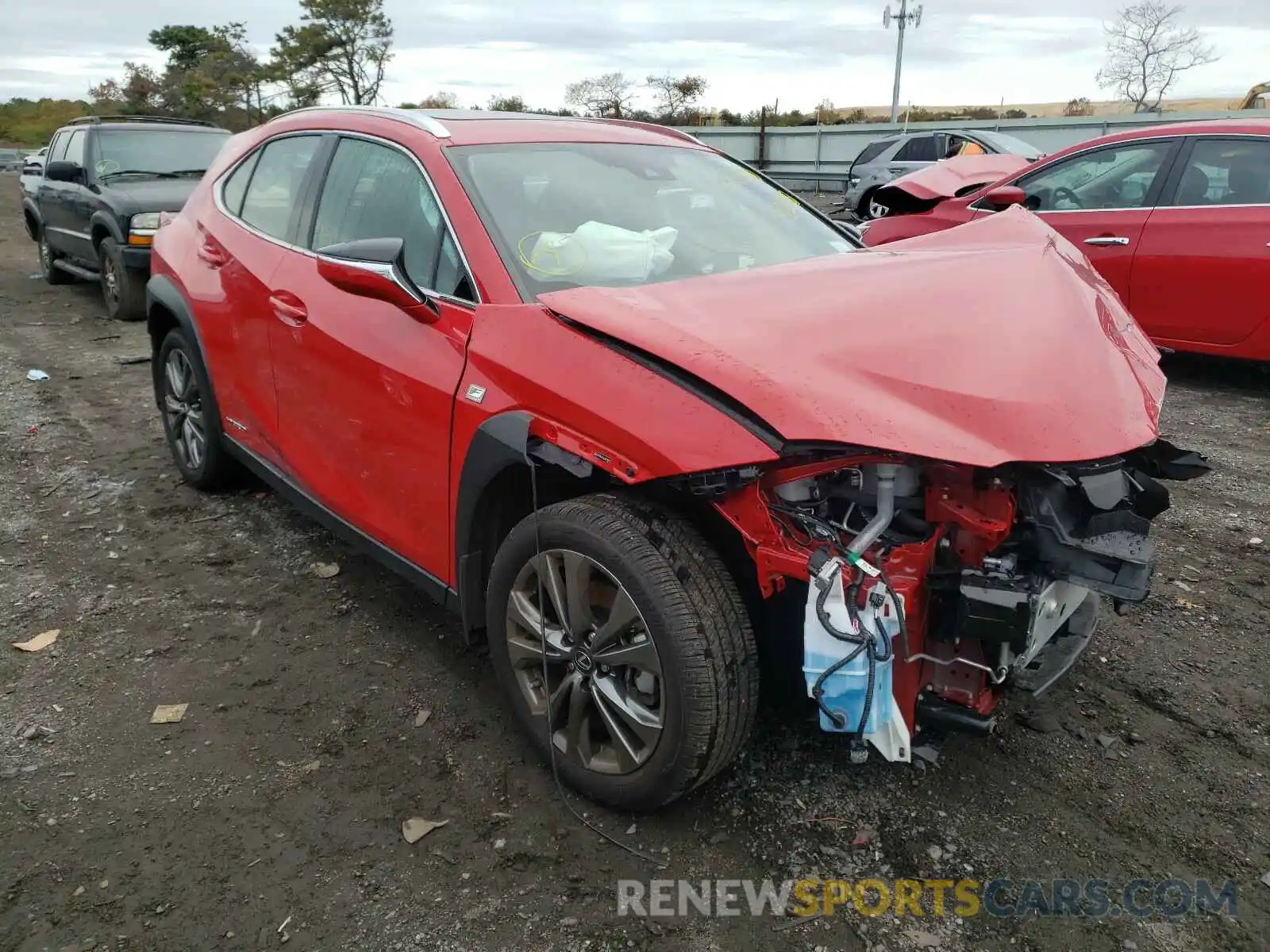 1 Photograph of a damaged car JTHU9JBH5K2019083 LEXUS UX 250H 2019