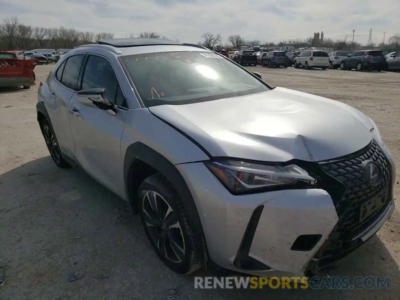 1 Photograph of a damaged car JTHU9JBH6K2000395 LEXUS UX 250H 2019