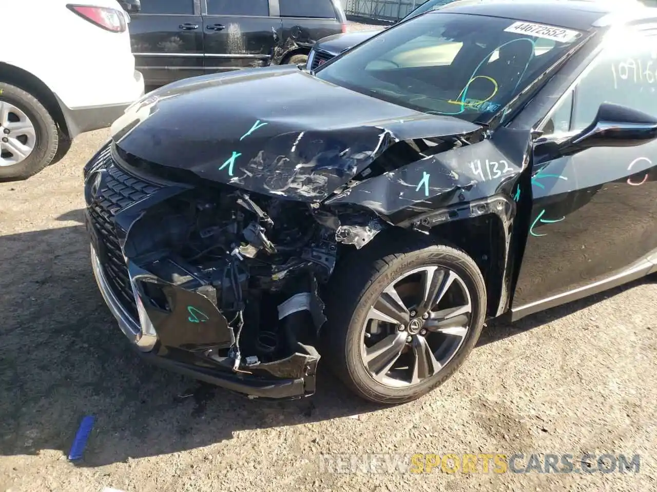 9 Фотография поврежденного автомобиля JTHU9JBH6K2002292 LEXUS UX 250H 2019